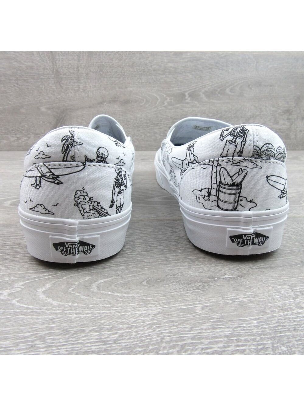 Vans Classic Slip On Low Tide True White Shoes Men's Size 9.5 NEW - Picture 8 of 14